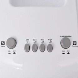 Refroidisseur d'air portable 80 W 4 L 25x26x56 cm 537674537674