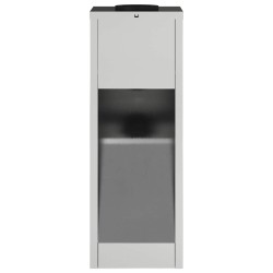 Lumière de Chemin LED Solaire 2 pcs Argenté Galvanisé 537677537677