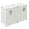 Poignées de Cabinet 2 pcs Blanc 85 x 45 mm Métал 537679537679