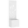 Écran de confidentialité de jardin Fretwork Blanc 50 x 150 cm 537681537681