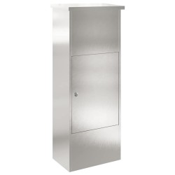 Boîte de dépôt de colis avec porte Argenté 44,5 x 29 x 110,5 cm 537682537682