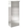 Boîte de dépôt de colis avec porte Argenté 44,5 x 29 x 110,5 cm 537682537682
