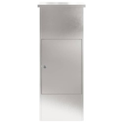 Boîte de dépôt de colis avec porte Argenté 44,5 x 29 x 110,5 cm 537682537682