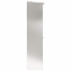 Boîte de dépôt de colis avec porte Argenté 44,5 x 29 x 110,5 cm 537682537682