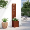 Écran de confidentialité de jardin Rouillé 32 x 32 x 150 cm 537683537683