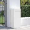 Boîte de dépôt de colis avec porte Blanc 41 x 38 x 103 cm Acier 537684537684
