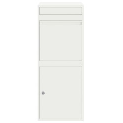 Boîte de dépôt de colis avec porte Blanc 41 x 38 x 103 cm Acier 537684537684