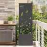 Écran de confidentialité de jardin Fretwork Noir 50 x 150 cm 537689537689