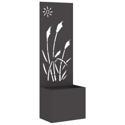 Écran de confidentialité de jardin Fretwork Noir 50 x 150 cm 537689537689