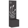 Écran de confidentialité de jardin Fretwork Noir 50 x 150 cm 537689537689