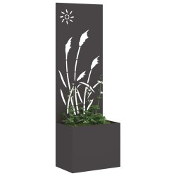 Écran de confidentialité de jardin Fretwork Noir 50 x 150 cm 537689537689