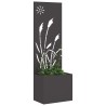 Écran de confidentialité de jardin Fretwork Noir 50 x 150 cm 537689537689