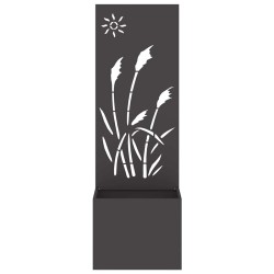 Écran de confidentialité de jardin Fretwork Noir 50 x 150 cm 537689537689