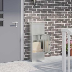 Boîte de dépôt de colis avec stockage Noir 44,5 x 29 x 110,5 cm 537690537690