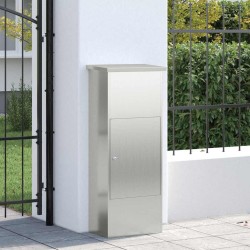 Boîte de dépôt de colis avec stockage Noir 44,5 x 29 x 110,5 cm 537690537690