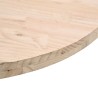 Dessus de table Ø30x2,5 cm Bois de pin massif 537692537692