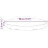 Dessus de table Ø30x2,5 cm Bois de pin massif 537692537692
