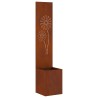 Écran de confidentialité de jardin Rouillé 32 x 32 x 150 cm 537695537695