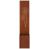 Écran de confidentialité de jardin Rouillé 32 x 32 x 150 cm 537695537695