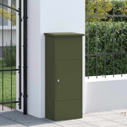 Boîte de dépôt de colis Vert olive 44,5 x 29 x 110,5 cm Acier 537696537696
