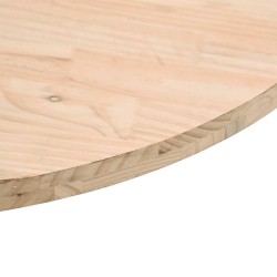 Dessus de table Ø50x2,5 cm Bois de pin massif 537699537699