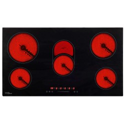 Plaque de cuisson Céramique 5 brûleurs Contrôle tactile 8500 W 537701537701