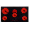 Plaque de cuisson Céramique 5 brûleurs Contrôle tactile 8500 W 537701537701