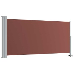 Auvent latéral rétractable de patio 120x300 cm Marron 537706537706