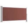 Auvent latéral rétractable de patio 120x300 cm Marron 537706537706