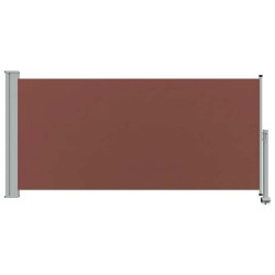 Auvent latéral rétractable de patio 120x300 cm Marron 537706537706