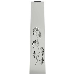 Lumière de chemin LED solaire 2 pcs Argenté Acier Galvanisé 537707537707