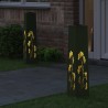 Lumière de chemin LED solaire 2 pcs Vert olive 537708537708