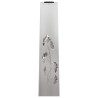 Lumière de chemin LED solaire 2 pcs Argenté Acier inoxydable 537709537709