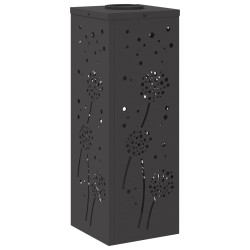 Lumière de chemin LED solaire 2 pcs Noir Acier laminé à froid 537712537712