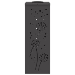 Lumière de chemin LED solaire 2 pcs Noir Acier laminé à froid 537712537712