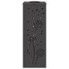 Lumière de chemin LED solaire 2 pcs Noir Acier laminé à froid 537712537712
