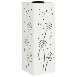 Lumière de chemin LED solaire 2 pcs Blanc Acier laminé à froid 537713537713