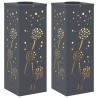 Lumière de chemin LED solaire 2 pcs Anthracite 537714537714