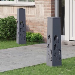 Lumière de chemin LED solaire 2 pcs Anthracite 537715537715