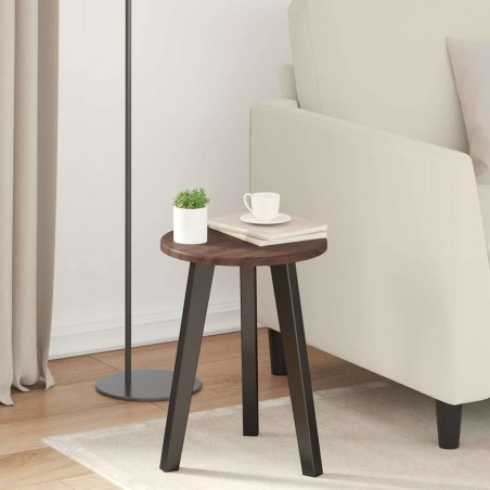 Plateau de table Chêne marron Ø 30 x 1,5 cm Bois d'ingénierie 537717537717