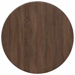 Plateau de table Chêne marron Ø 30 x 1,5 cm Bois d'ingénierie 537717537717