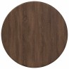Plateau de table Chêne marron Ø 30 x 1,5 cm Bois d'ingénierie 537717537717