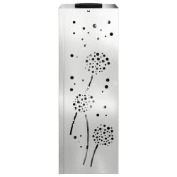 Lumière de chemin LED solaire 2 pcs Argenté Acier Galvanisé 537720537720
