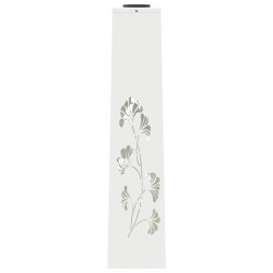 Lumière de chemin LED solaire 2 pcs Blanc Acier laminé à froid 537721537721