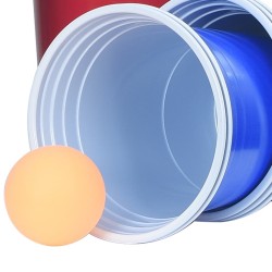 Ensemble de table de bière-pong 0,5 L Plastique 537728537728