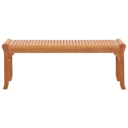 Banc de jardin 2 places 120 cm Bois d'eucalyptus solide 537729537729