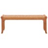 Banc de jardin 2 places 120 cm Bois d'eucalyptus solide 537729537729