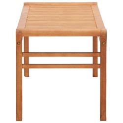 Banc de jardin 2 places 120 cm Bois d'eucalyptus solide 537729537729