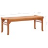 Banc de jardin 2 places 120 cm Bois d'eucalyptus solide 537729537729