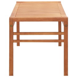 Banc de jardin 3 places 150 cm Bois d'eucalyptus solide 537730537730
